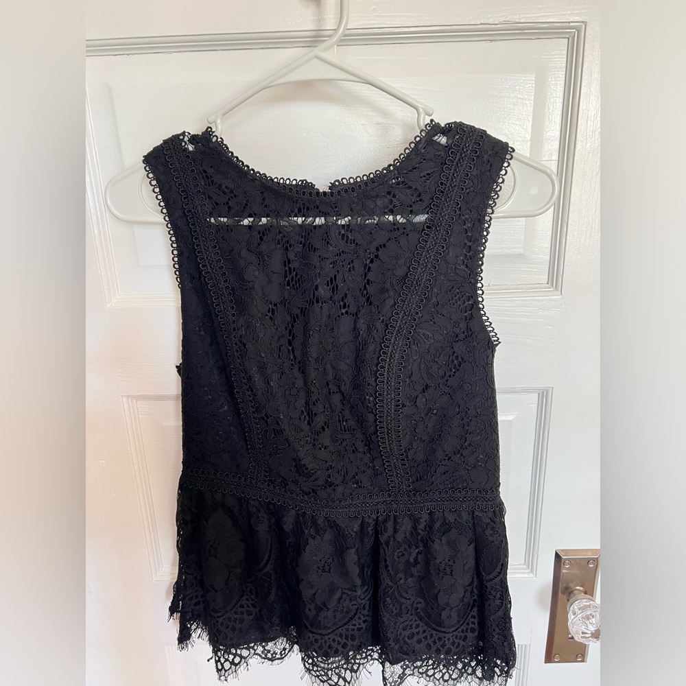 White House Black Market Lace Top